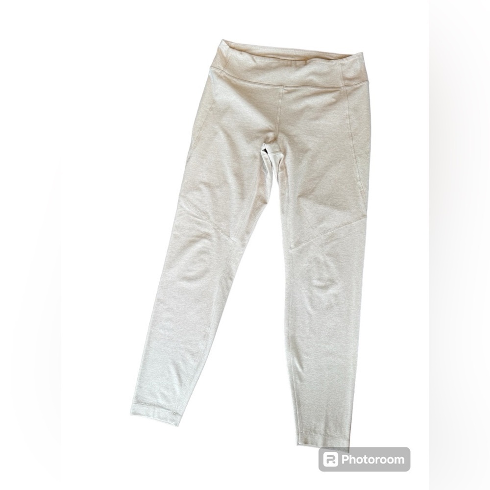 Outdoor Voices 3/4 Warm Up Leggings Oatmeal Womens Medium - Picture 2 of 8